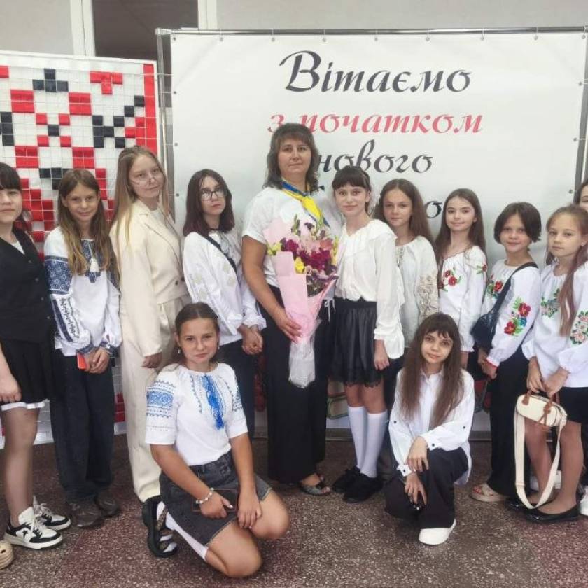 Перший урок для п'ятикласників